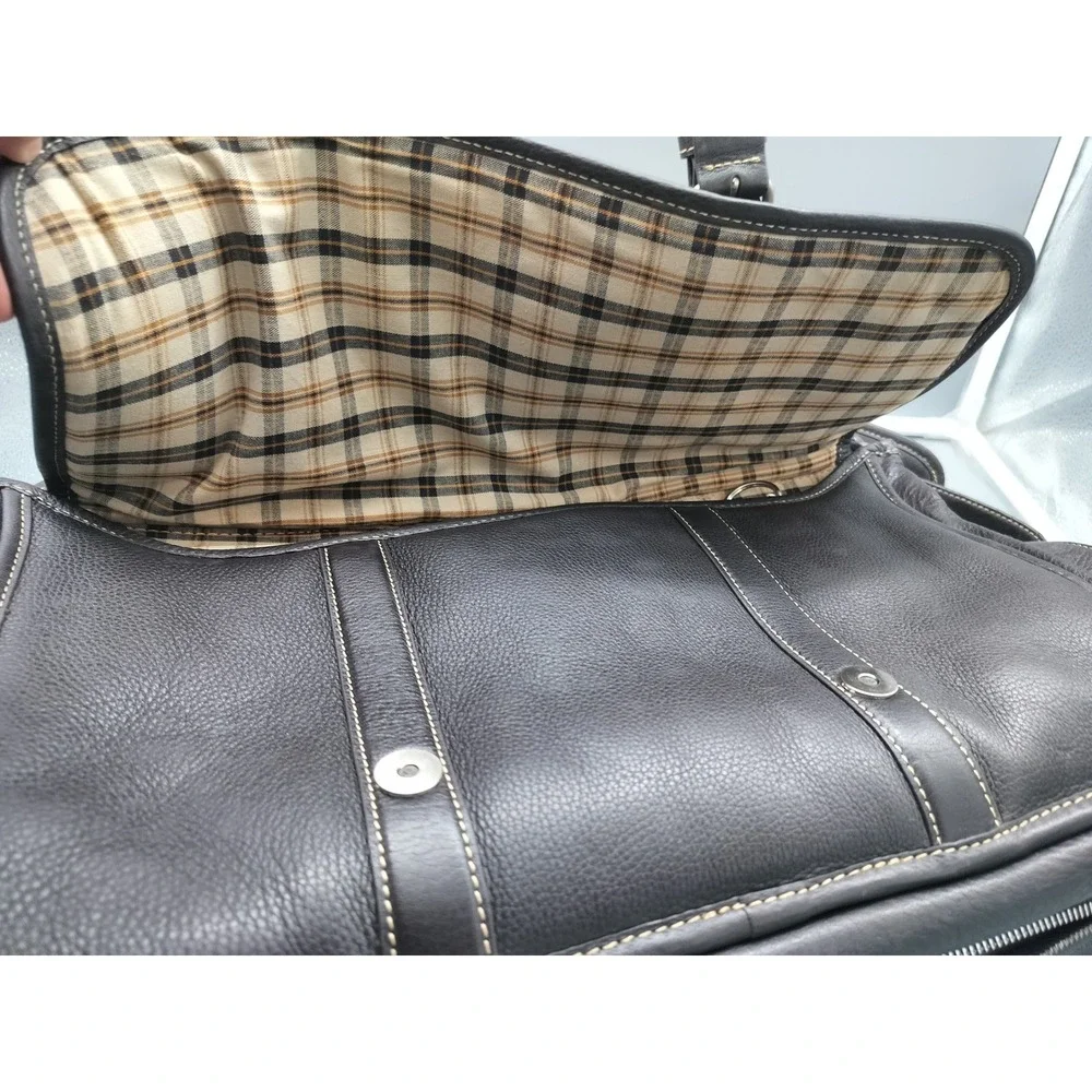 Levenger Brown Leather Briefcase